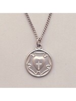 Luther's Rose Sterling Silver Necklace 18"