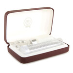 Portable Silvertone Communion Set - Maroon Case