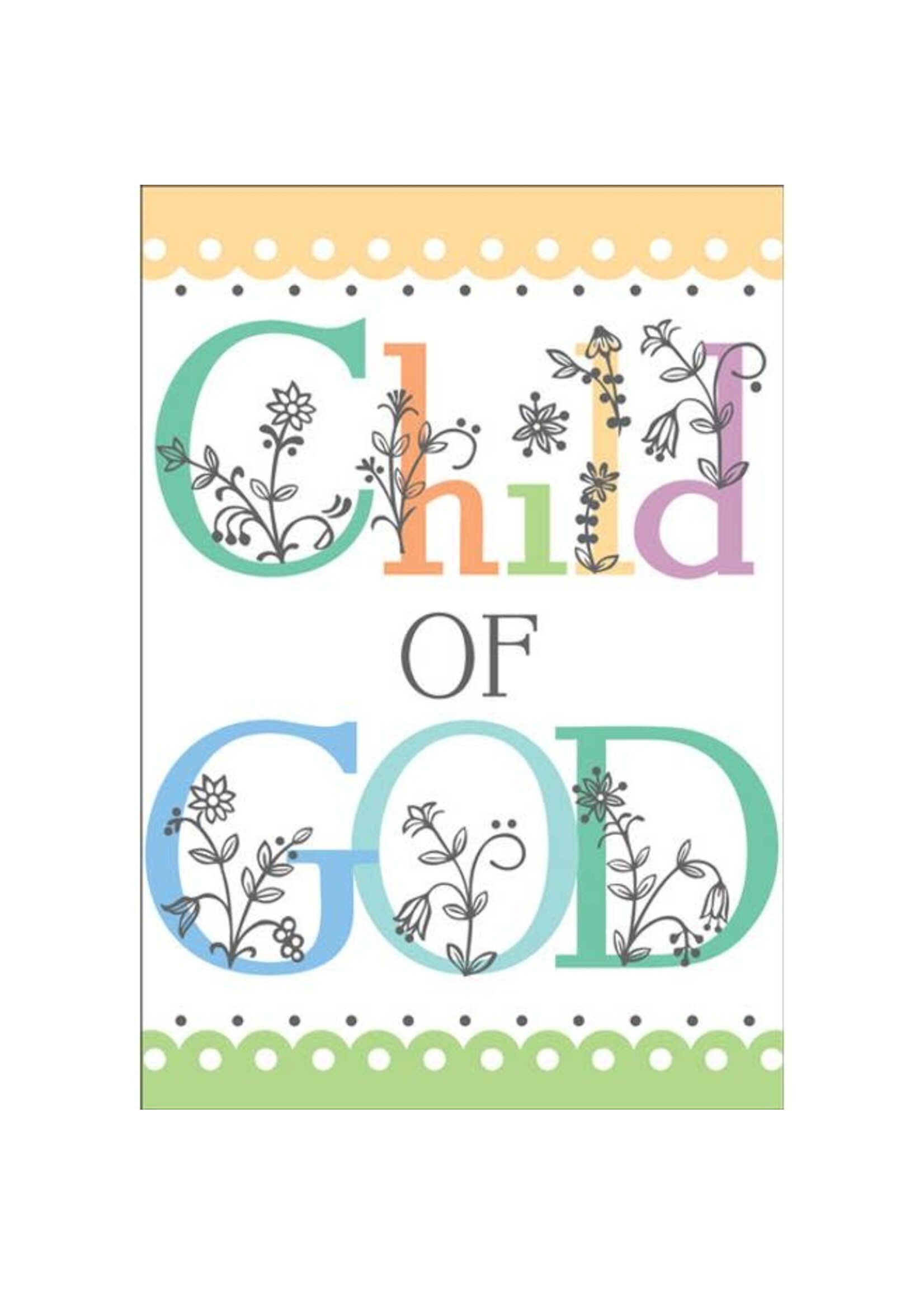 It Takes Two - 5x7" Greeting Card - Christian Celebration - Child of God