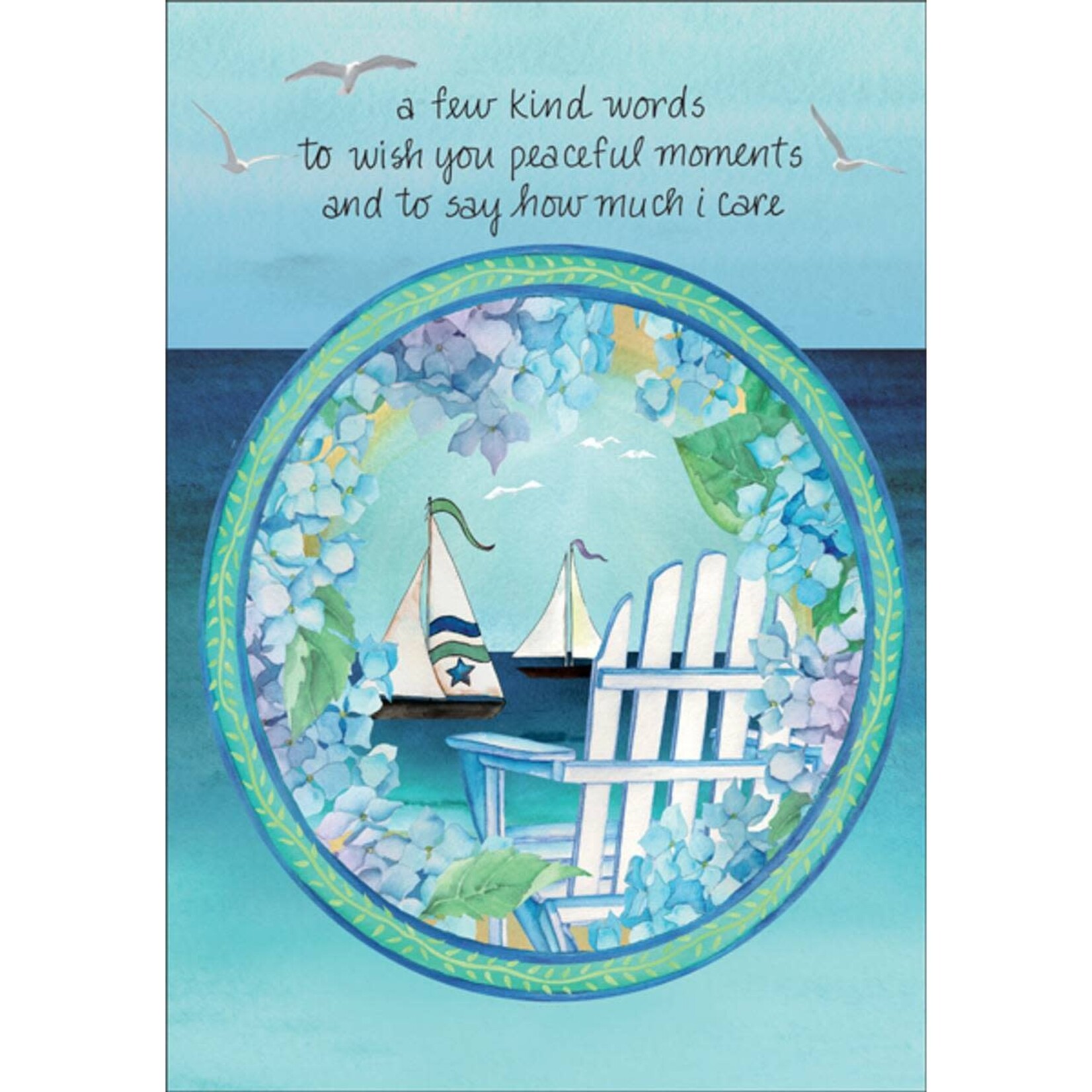 It Takes Two - 5x7" Greeting Card - Encouragement - A Few Kind Words