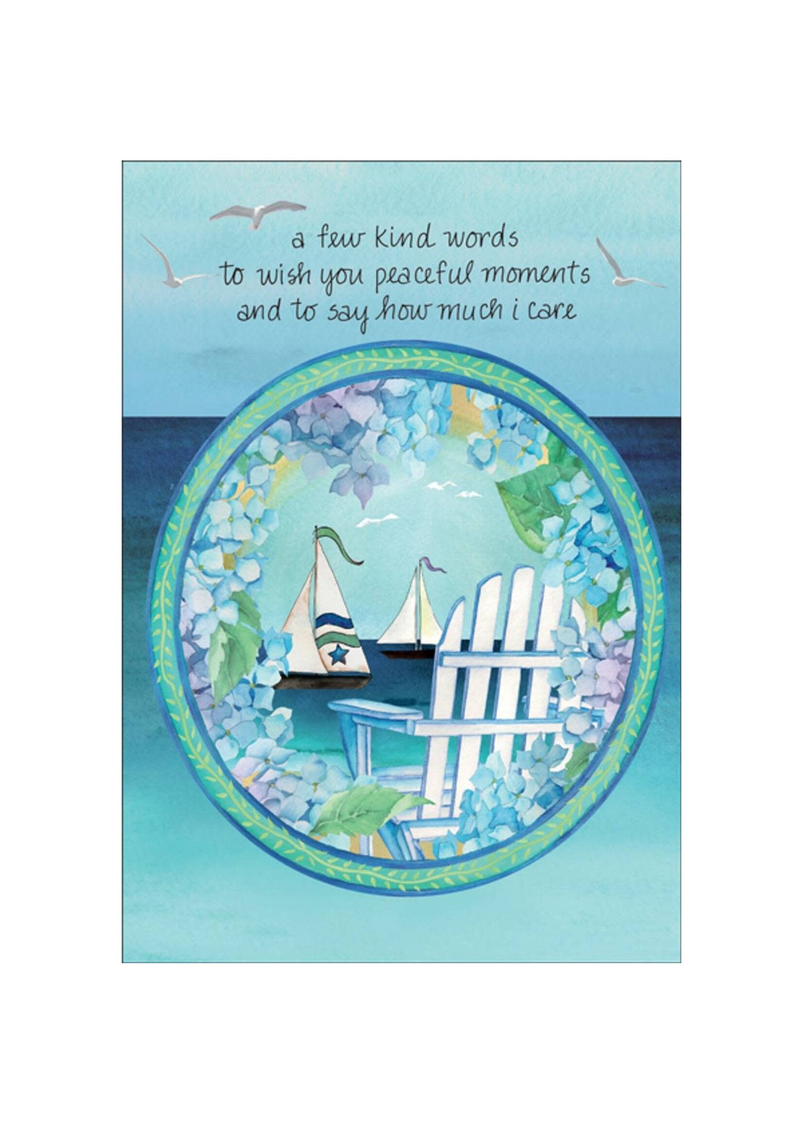 It Takes Two - 5x7" Greeting Card - Encouragement - A Few Kind Words