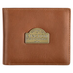 Seek First the Kingdom  Saddle Tan Genuine Leather Wallet