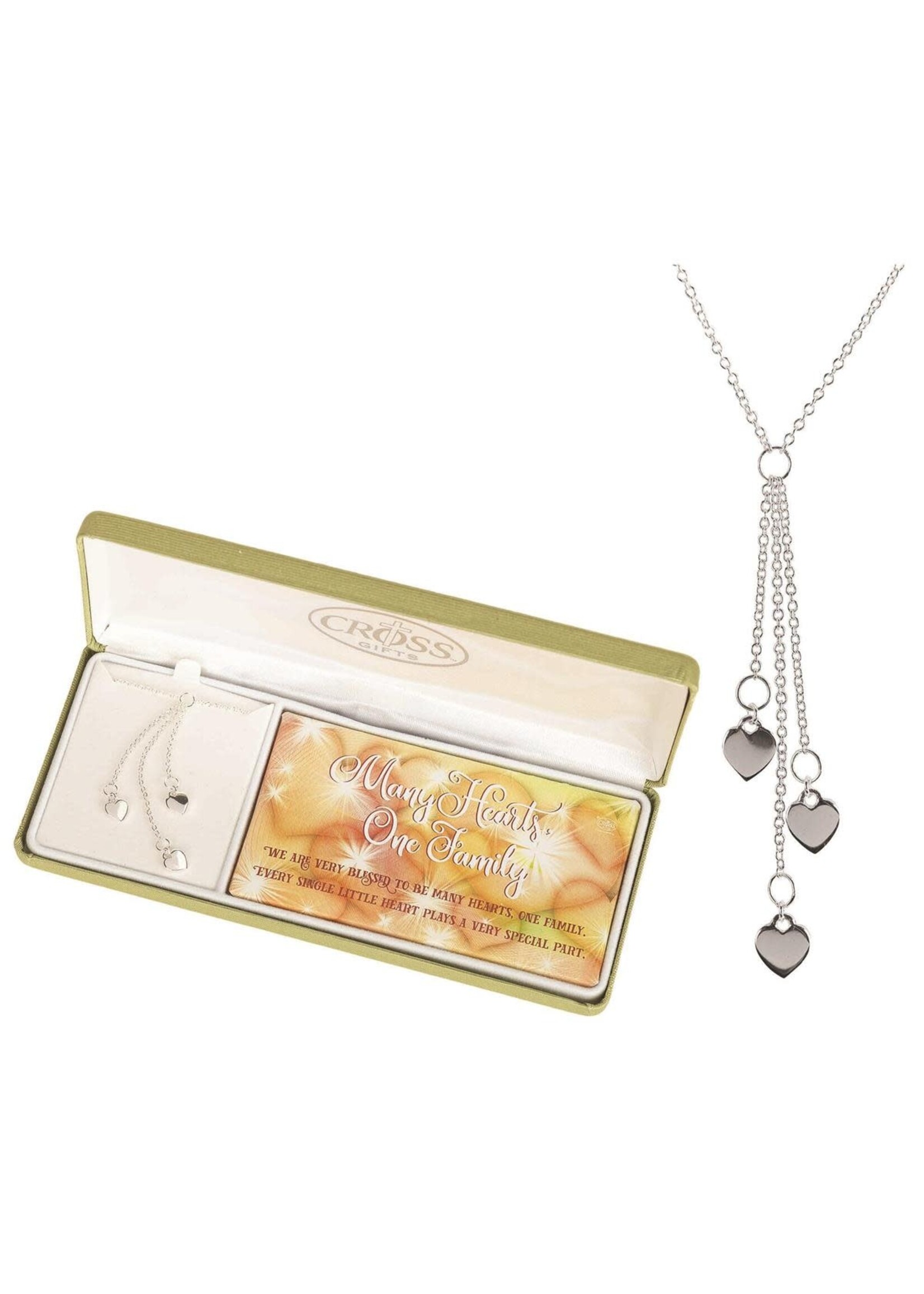 Many Hearts Stainless Steel Necklace