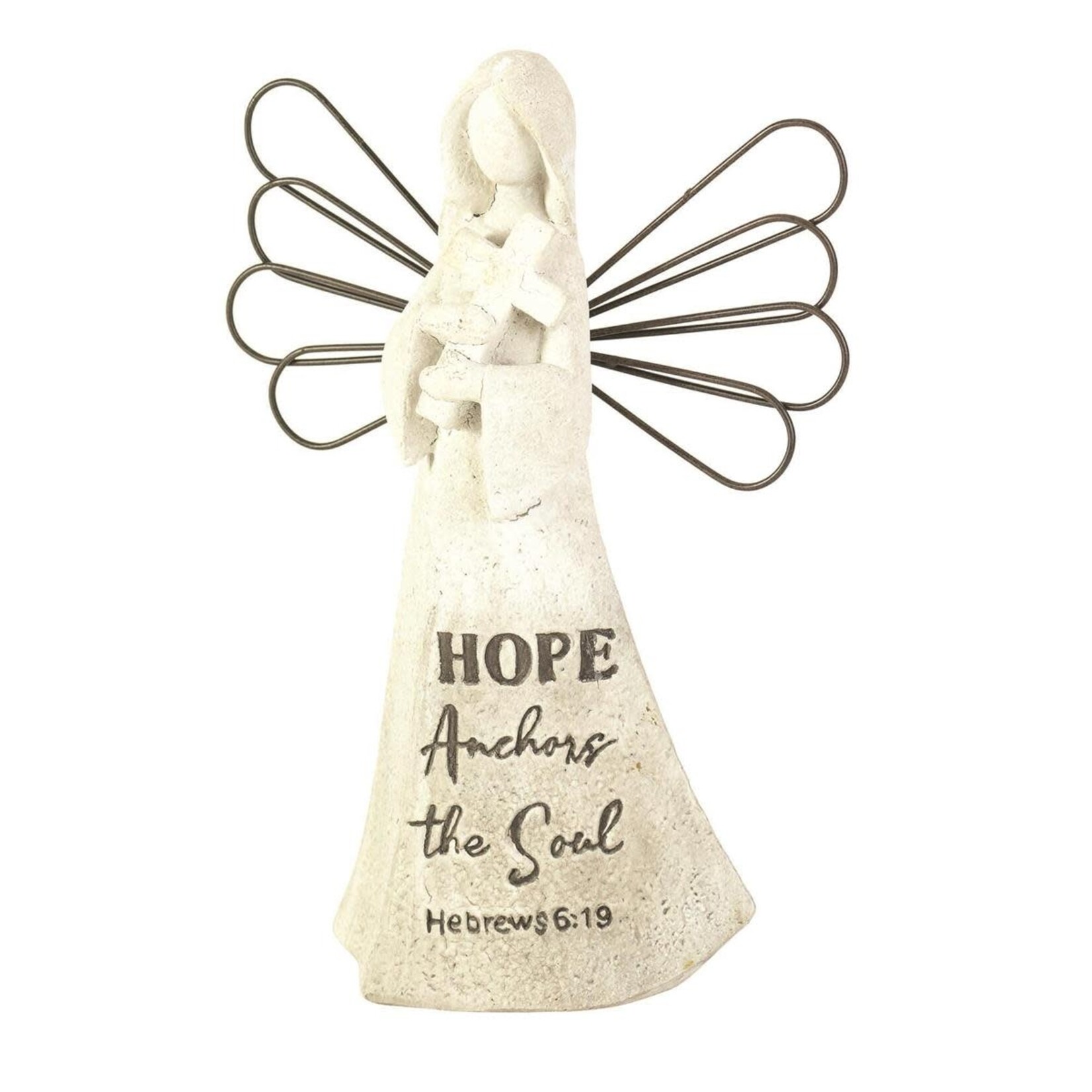Hope Anchors the Soul Hebrews 6:19 Angel Figurine