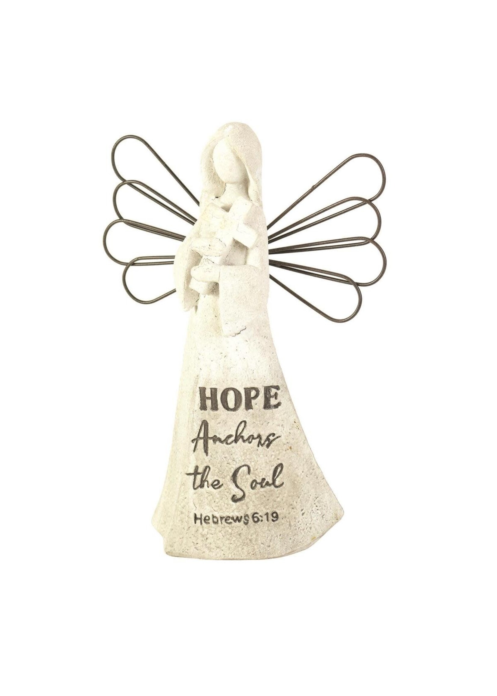 Hope Anchors the Soul Hebrews 6:19 Angel Figurine