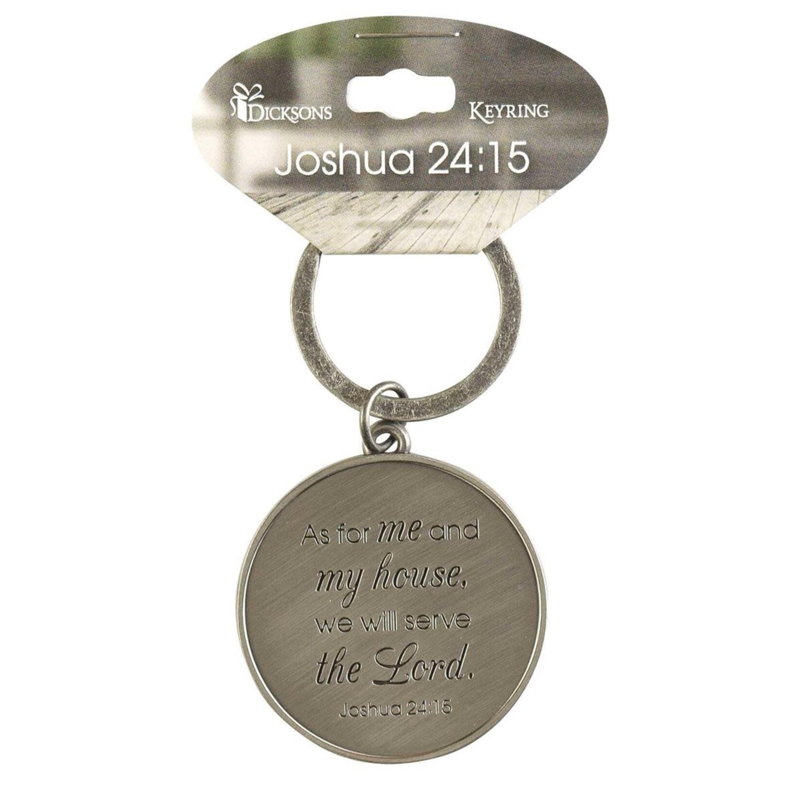 As For Me & My House Joshua 24:15 Keychain
