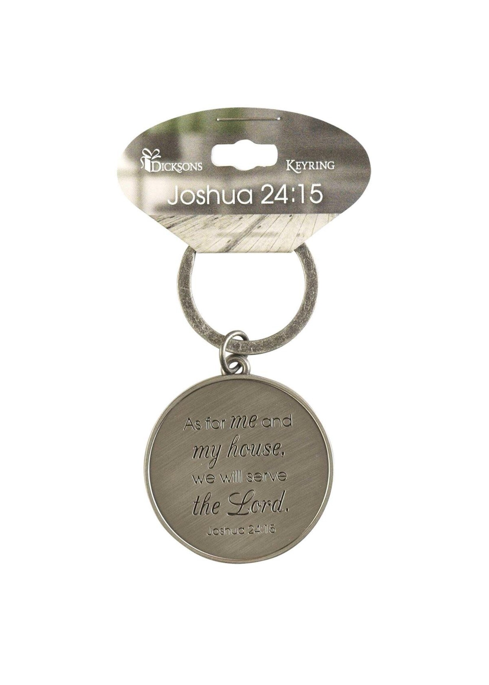 As For Me & My House Joshua 24:15 Keychain