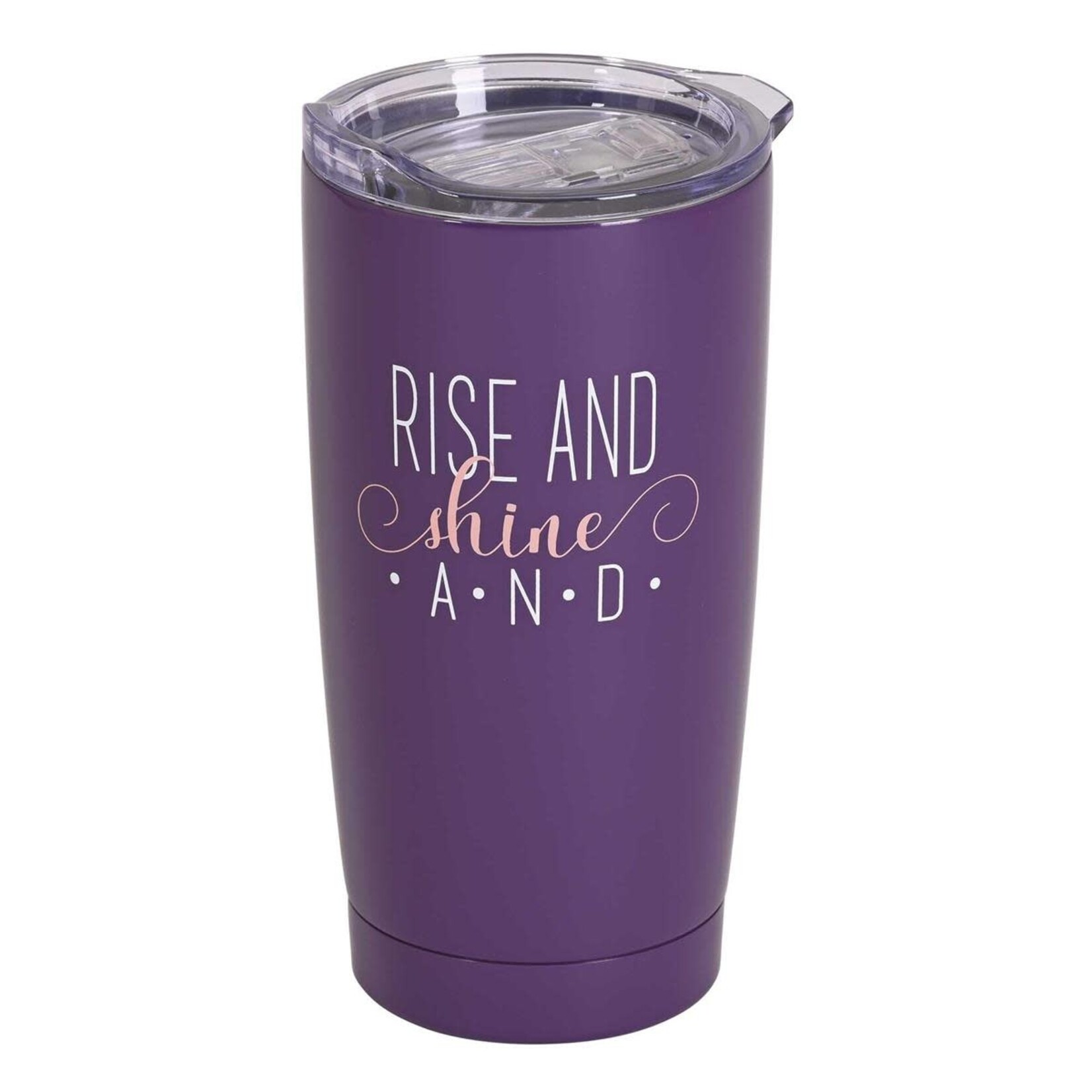 Rise and Shine Stainless Steel Tumbler - Purple