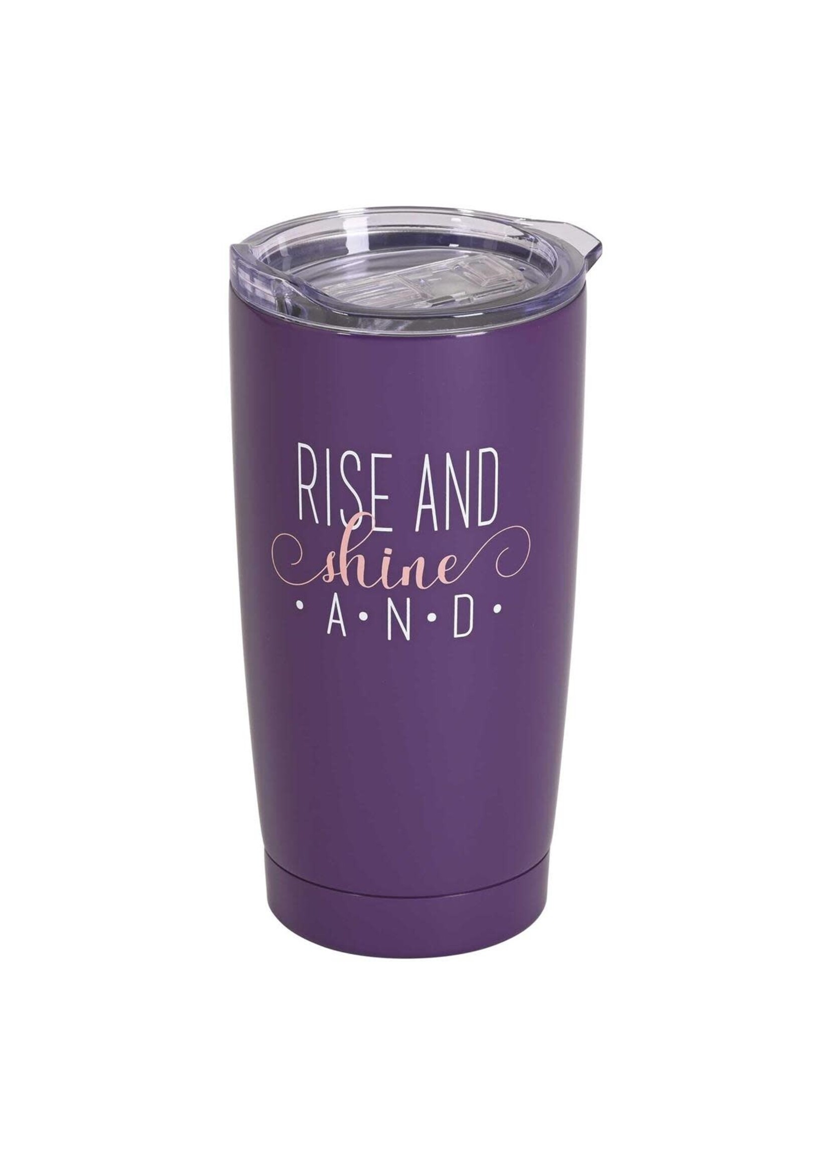 Rise and Shine Stainless Steel Tumbler - Purple