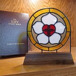 Handmade Luther's Rose Stained Glass