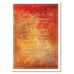Hymns In My Heart - 5x7" Greeting Card - Christmas - Lord, Now You Let Your Servant