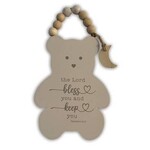 The Lord Bless You Bear Wall Plaque