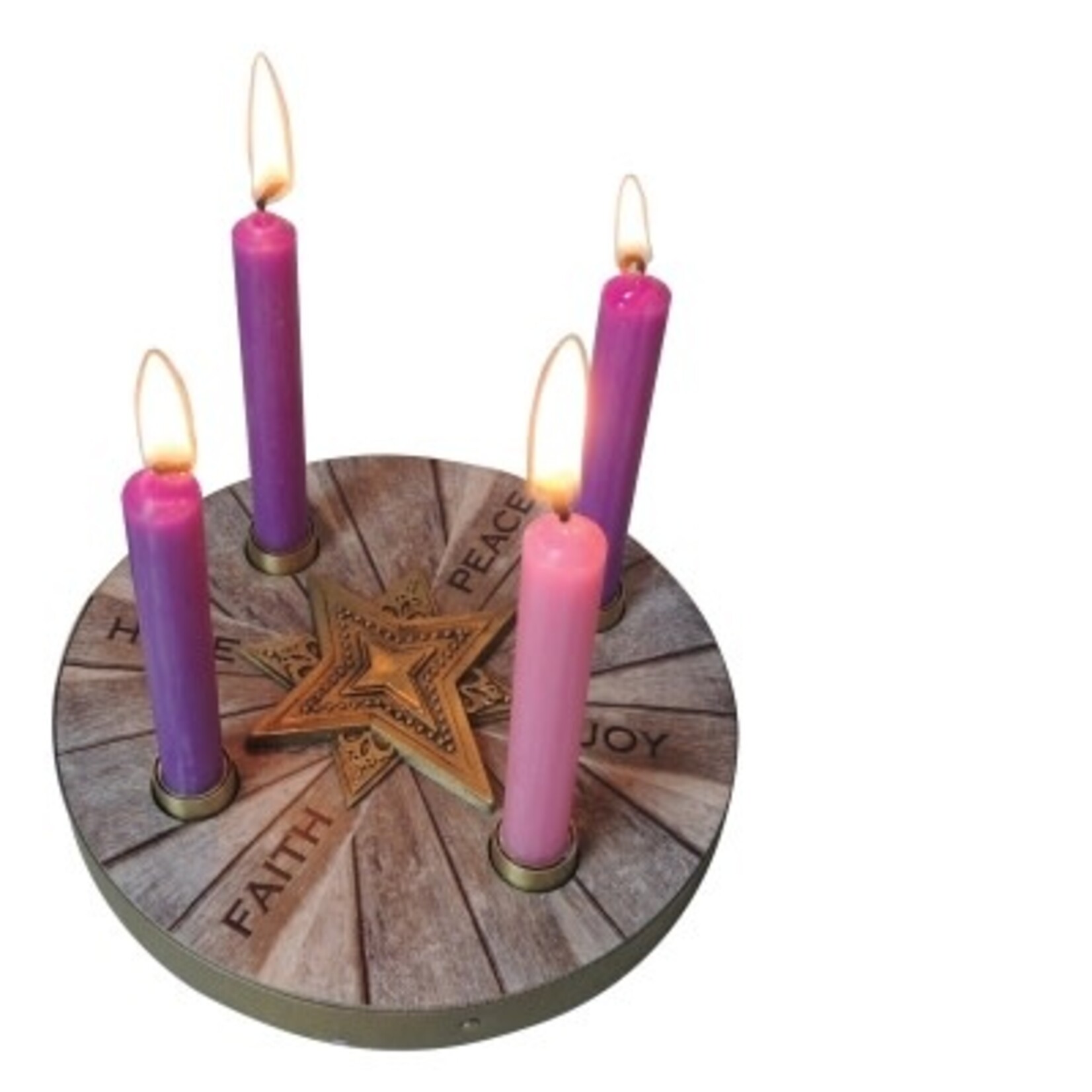 Hope Peace Faith Joy Mini Advent Wreath