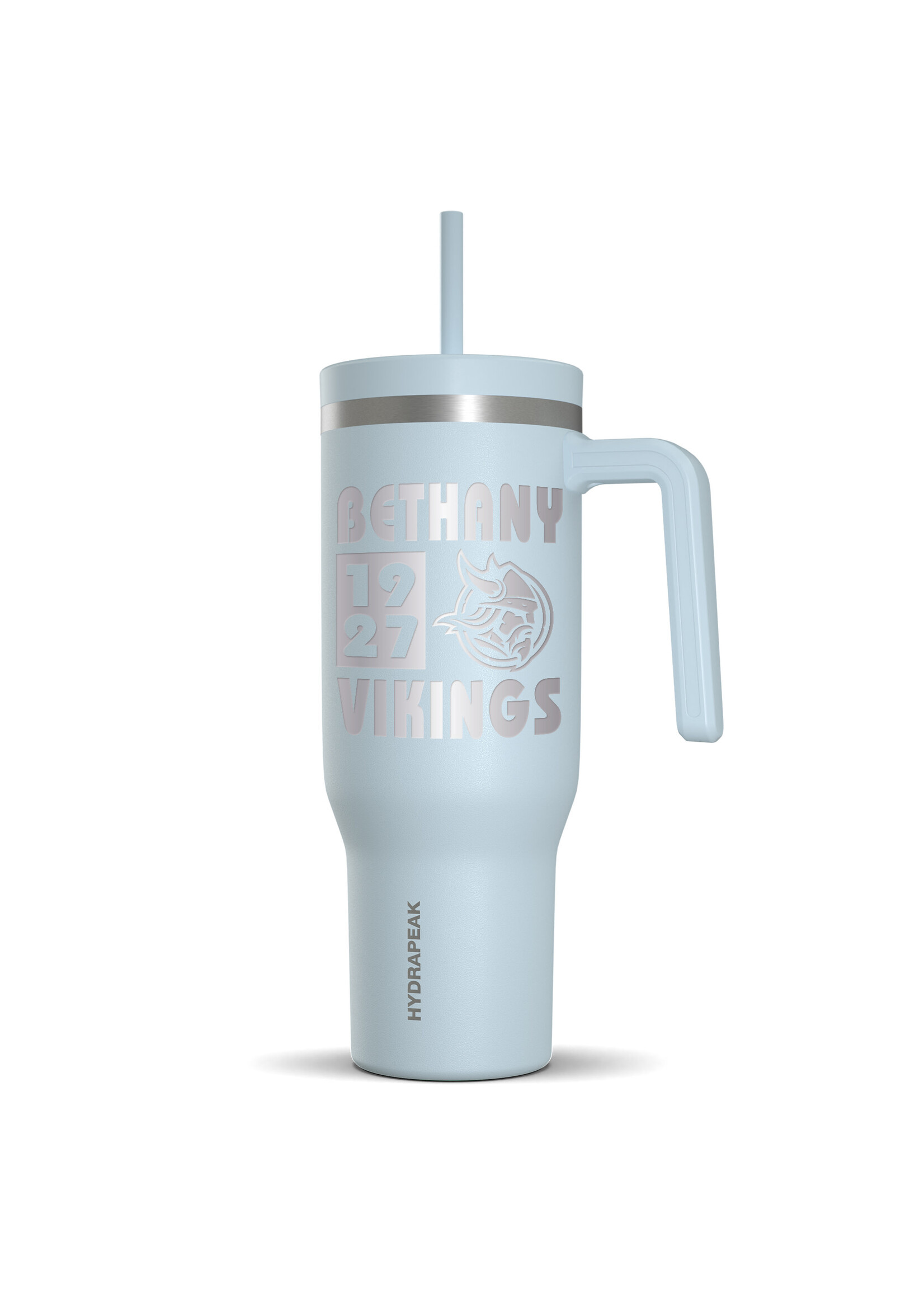 Bethany Vikings Hydrapeak 40 oz Voyager Travel Tumbler