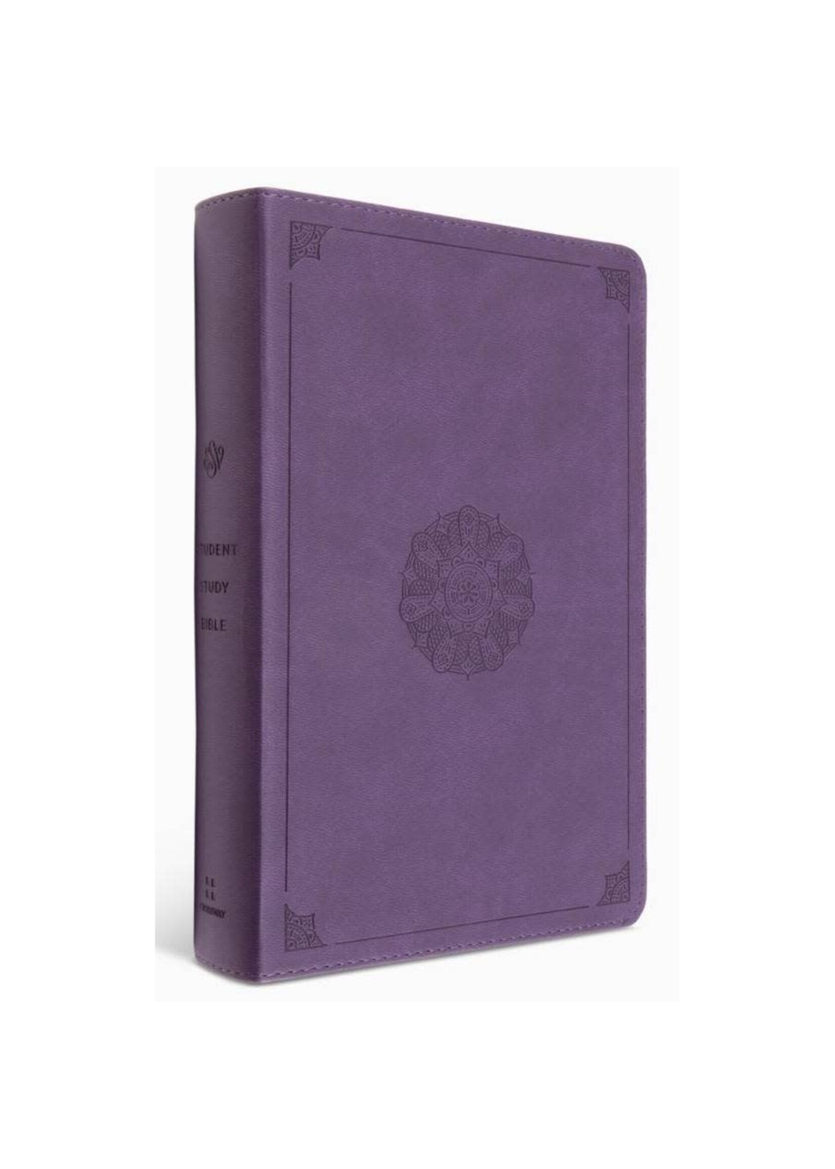 Crossway (ESV) English Standard Version Student Study Bible - TruTone - Lavendar - Emblem Design