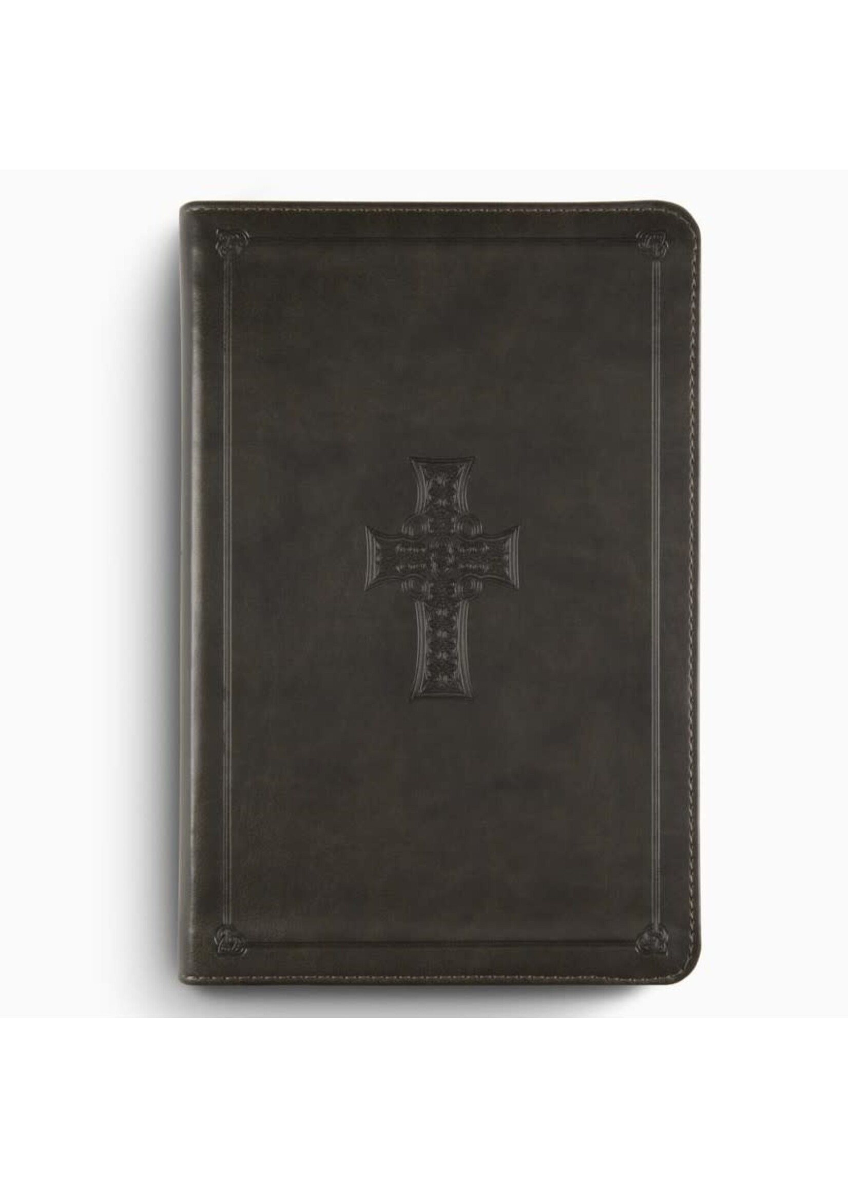 Crossway (ESV) English Standard Version Student Study Bible - TruTone - Olive - Celtic Cross Design