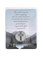 Cross Pocket Coin - Do Not Be Anxious