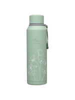His Mercy Never Fails Hazy Teal Stainless Steel Water Bottle