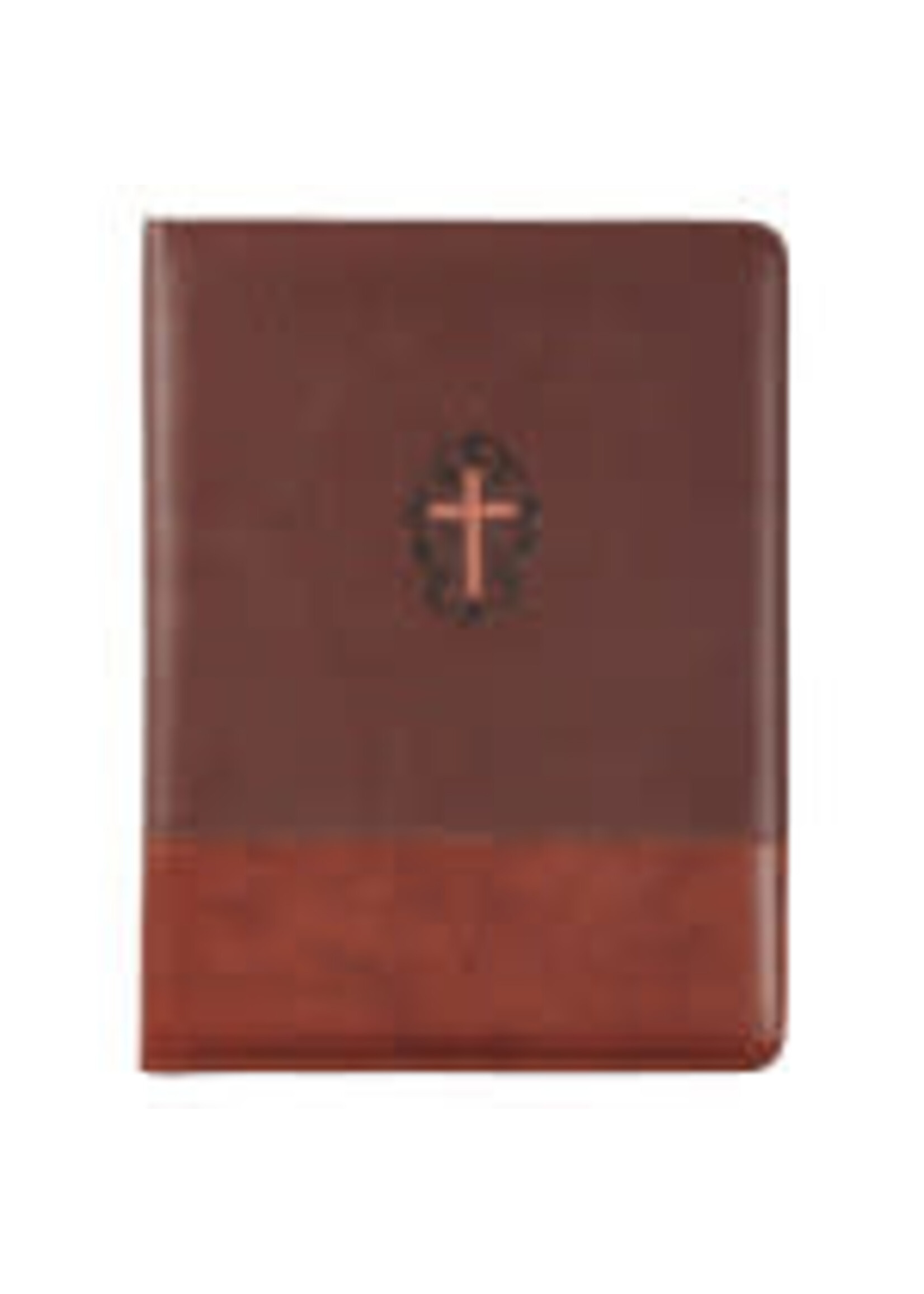 Cross Two-tone Brown Faux Leather Padfolio Folder - John 3:16