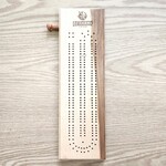 Handcrafted Bethany Vikings Cribbage Board