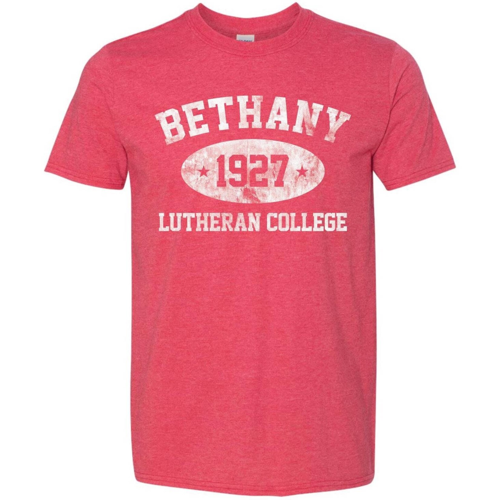 Bethany Lutheran College 1927 T-shirt - Heather Red