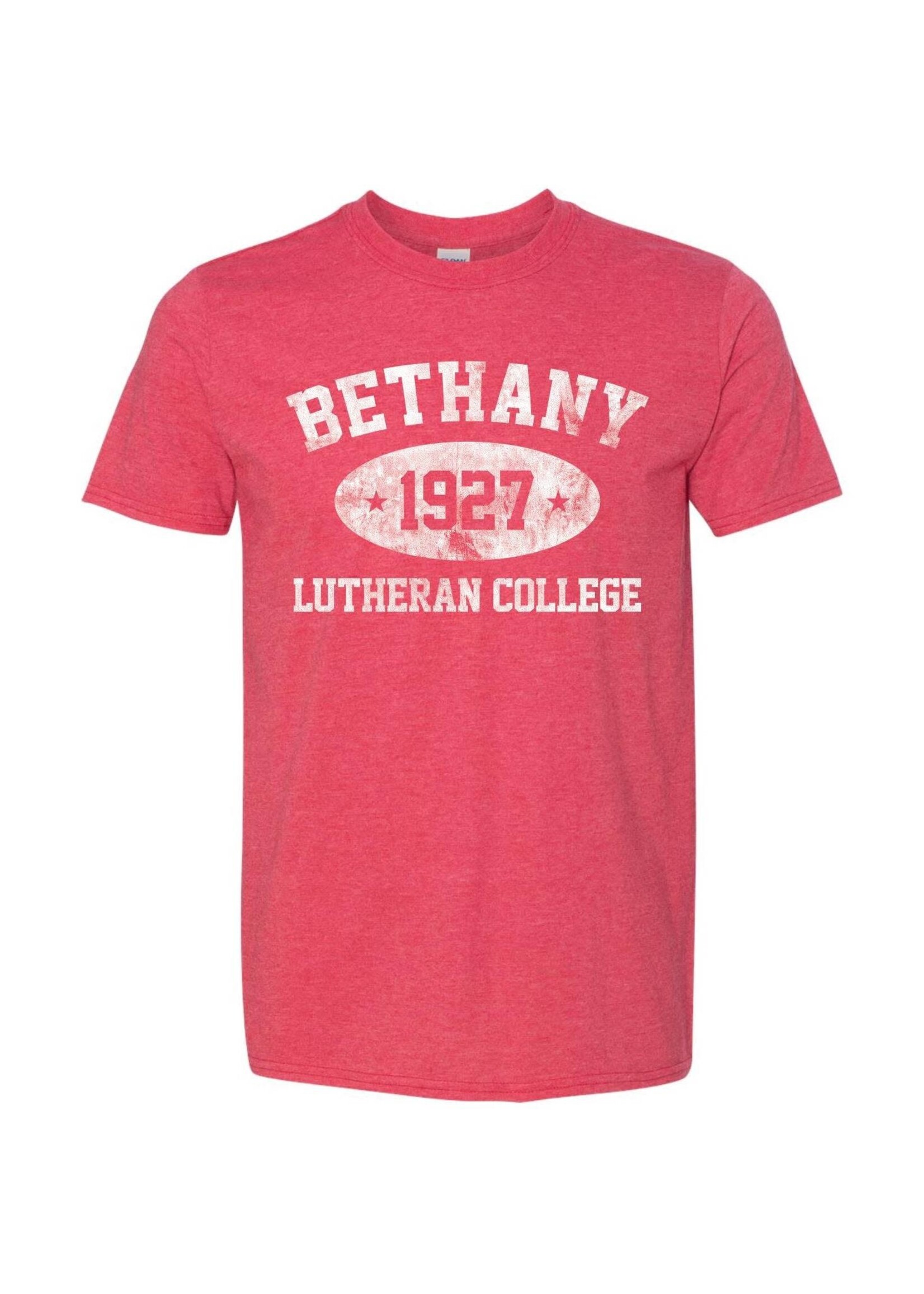 Bethany Lutheran College 1927 T-shirt - Heather Red