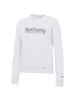 Bethany Lutheran College Tonal Crew Sweatshirt-White
