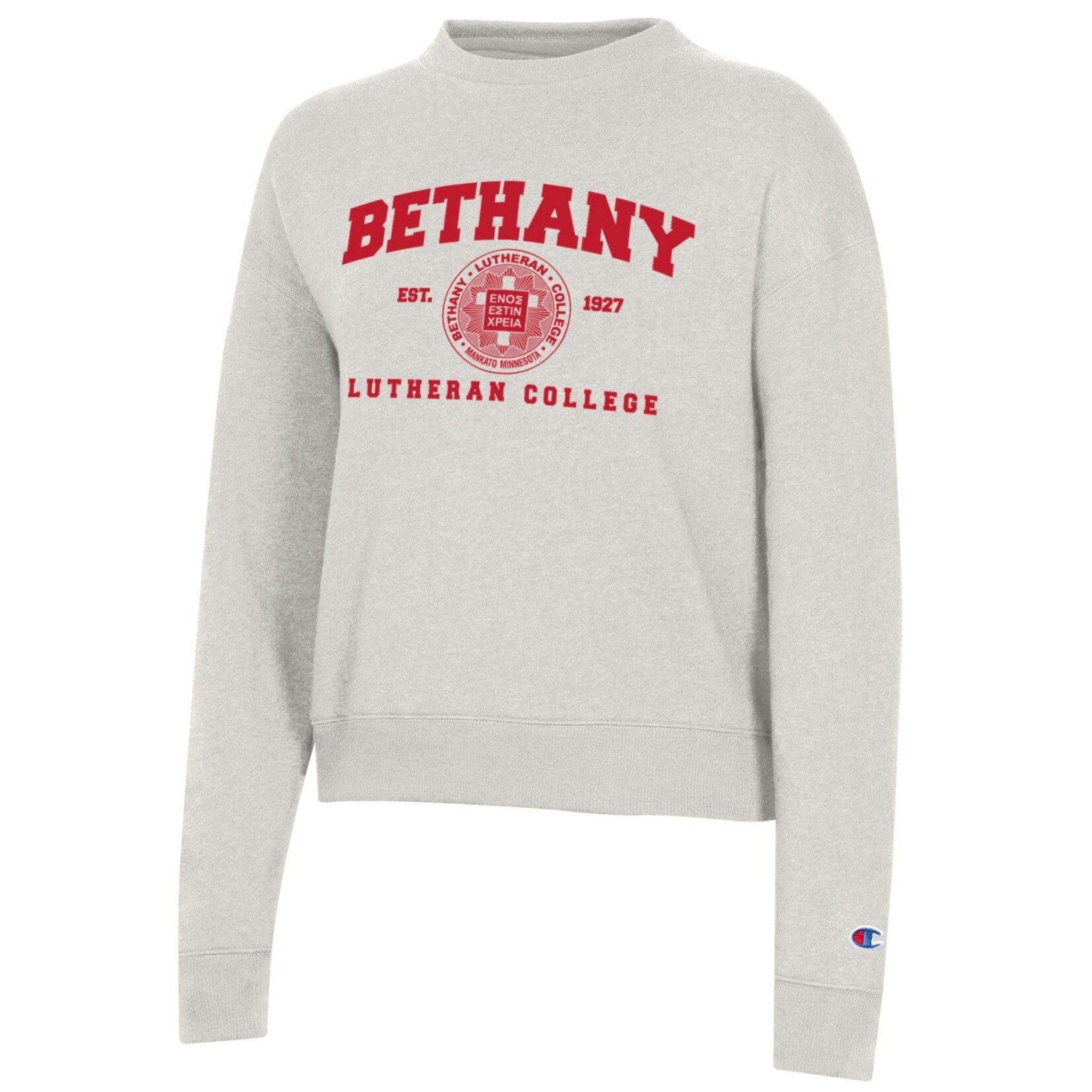 Champion Women's BLC Seal Triumph Fleece Crew Sweatshirt - Pebblestone