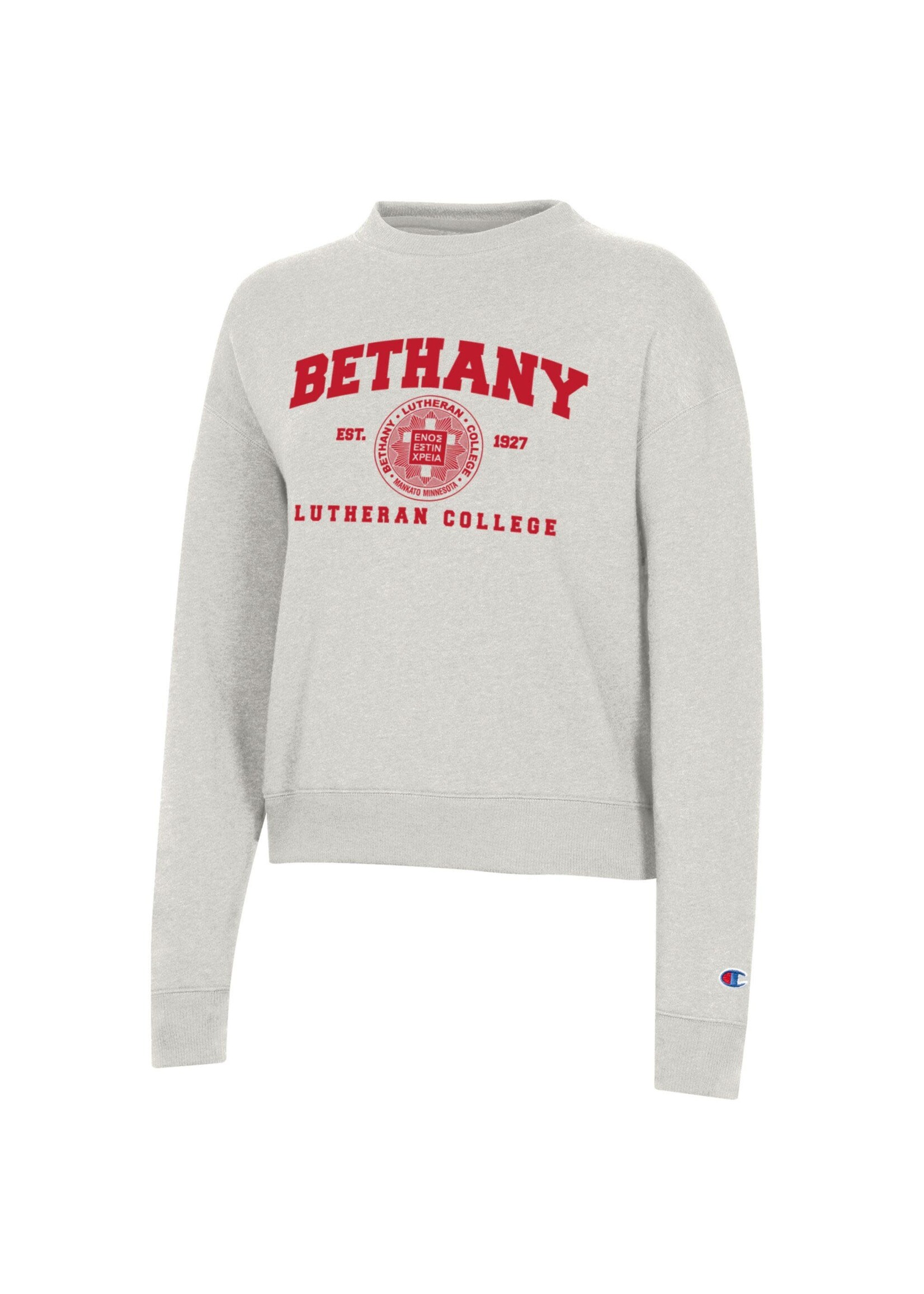 Champion Women's BLC Seal Triumph Fleece Crew Sweatshirt - Pebblestone