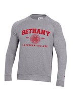 Champion Men's Triumph Fleece Raglan Crew Sweatshirt - Heritage Grey