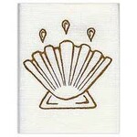 Baptism Napkin with Shell
