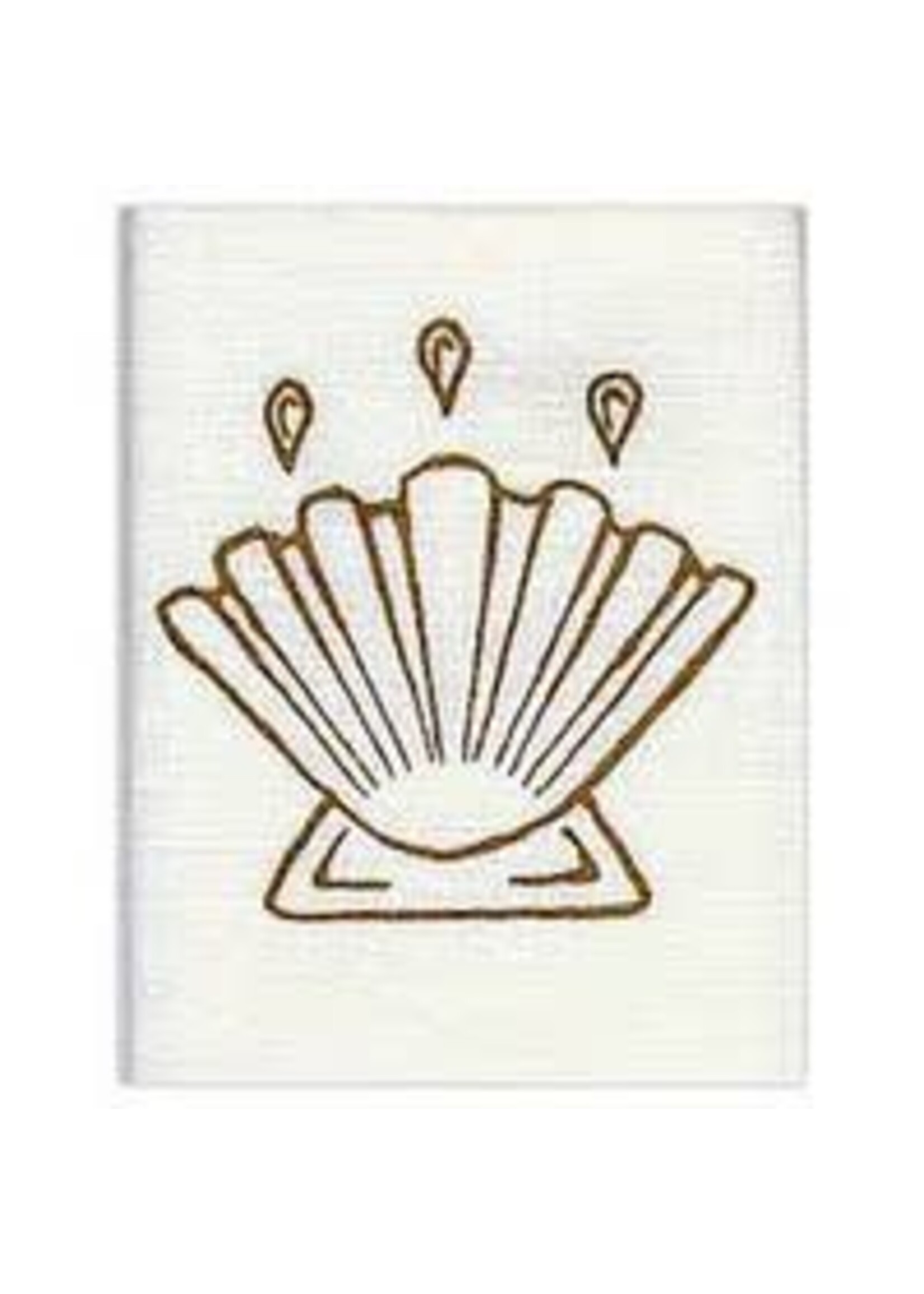 Baptism Napkin with Shell