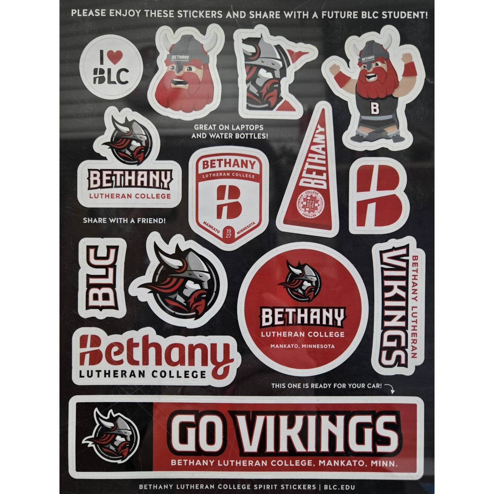 BLC Spirit Sticker Sheet