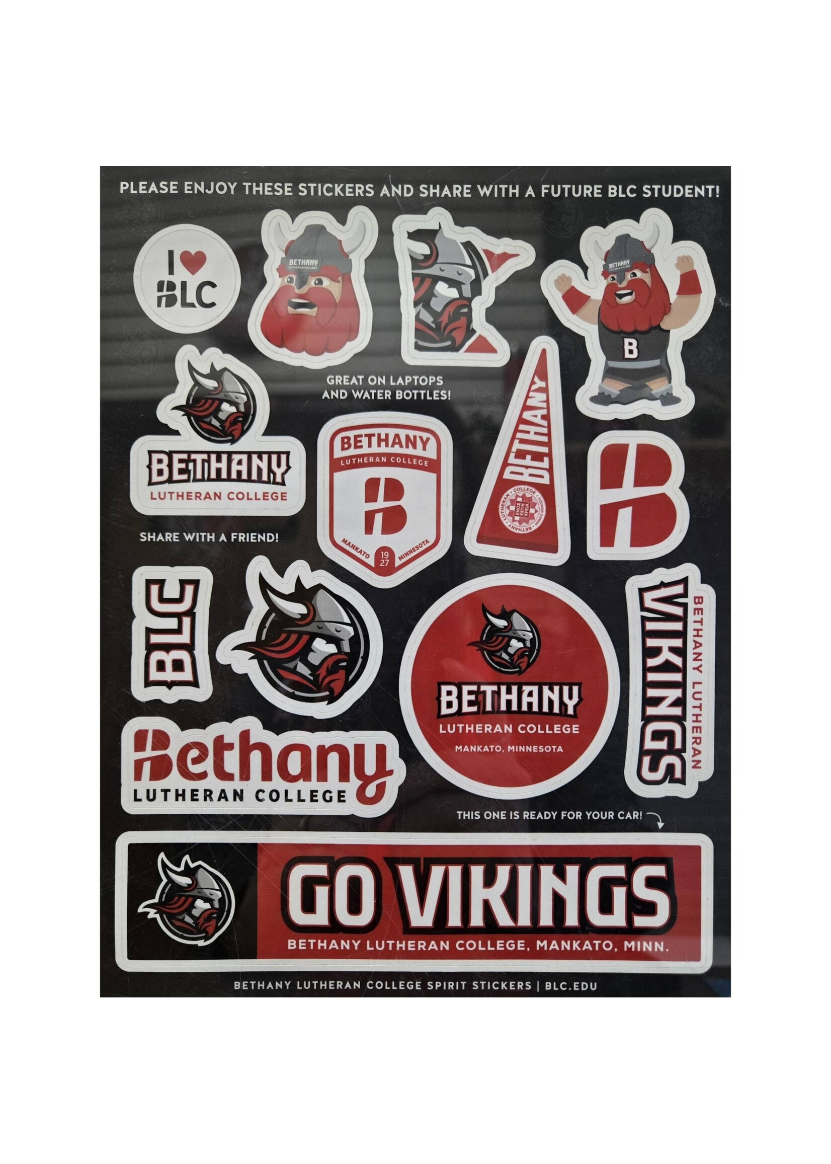 BLC Spirit Sticker Sheet