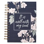 It Is Well With My Soul Wirebound Journal - Navy