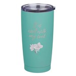 It Is Well With My Soul Travel Mug - Teal