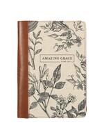 Amazing Grace Natural Canvas Journal - 2 Corinthians 12:9