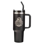 Be Strong In the Lord Tumbler - Black - Ephesians 6:10