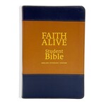 Faith Alive Student Bible - DuoTone Blue/Tan Bonded Leather