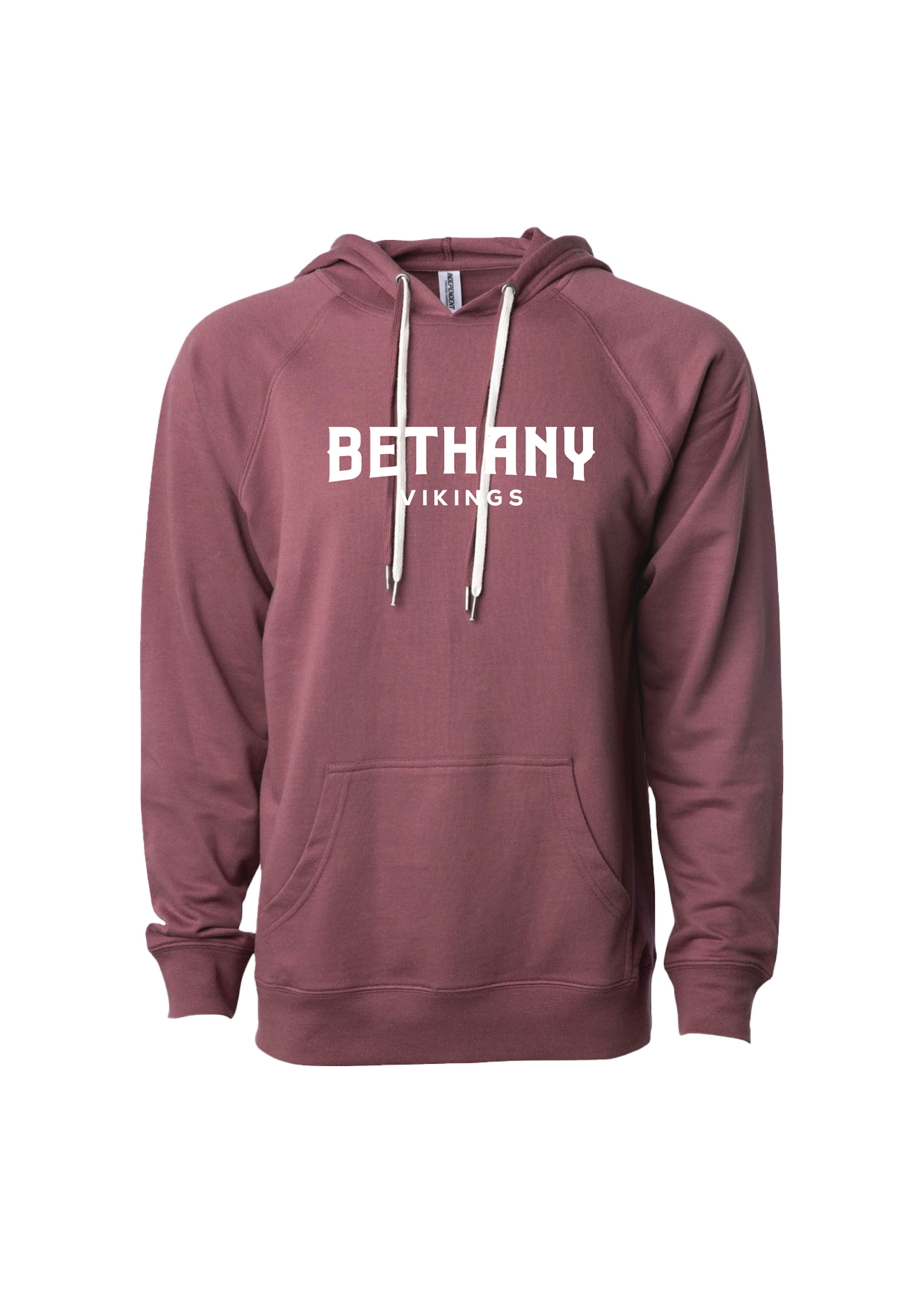 Bethany Vikings Lightweight Terry Hooded Sweatshirt