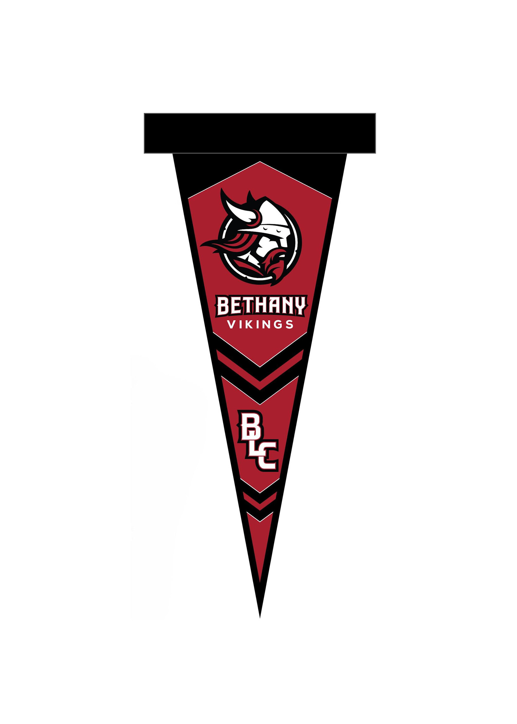 Bethany Vikings Pennant w/ Chevrons-12"