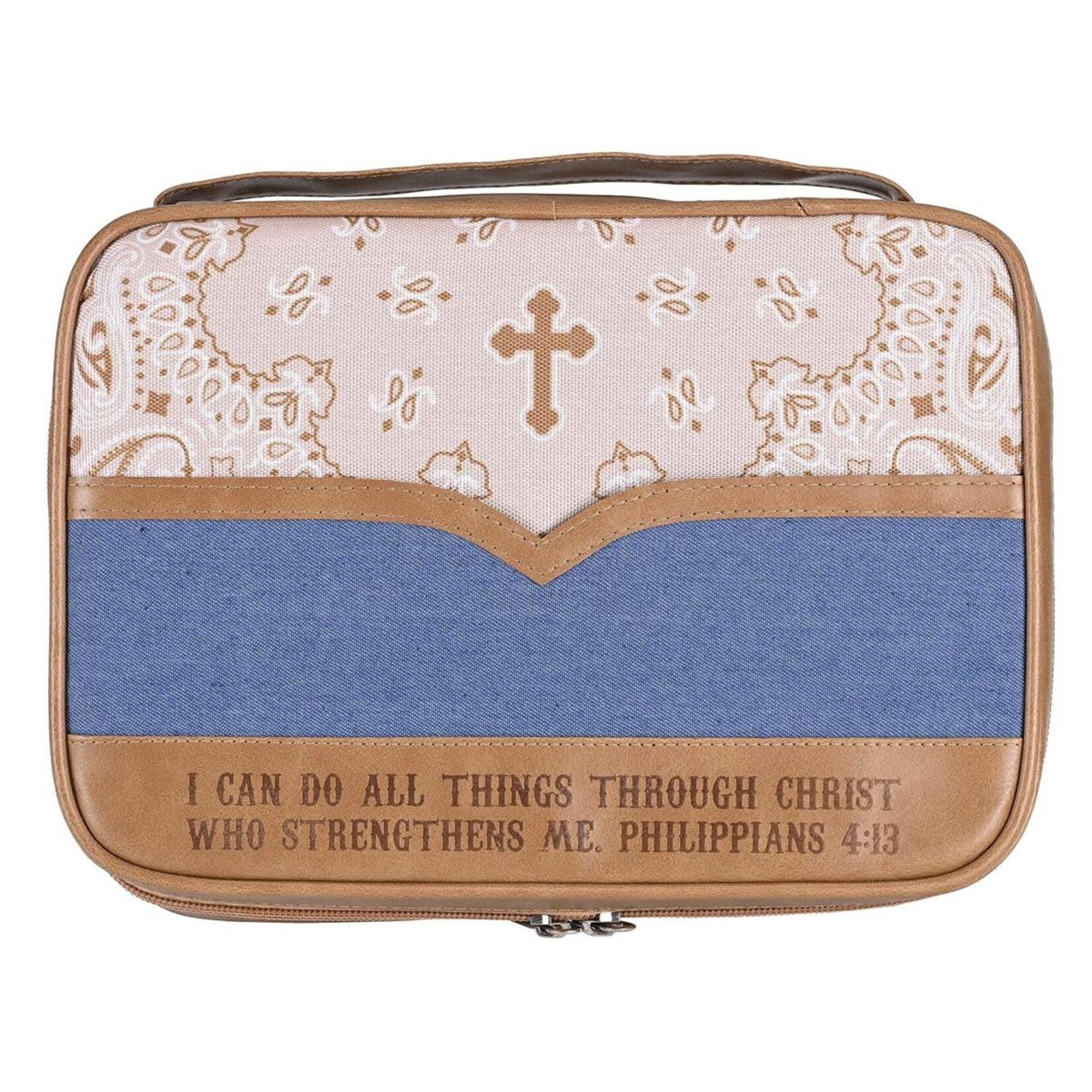I Can Do All Things - Bandana Bible Cover Case - Extra Large