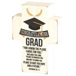Congratulations Grad - Jeremiah 29:11 Tabletop Cross