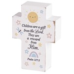 Children Are a Gift - Psalm 127:3 Tabletop Cross
