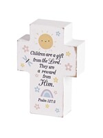 Children Are a Gift - Psalm 127:3 Tabletop Cross