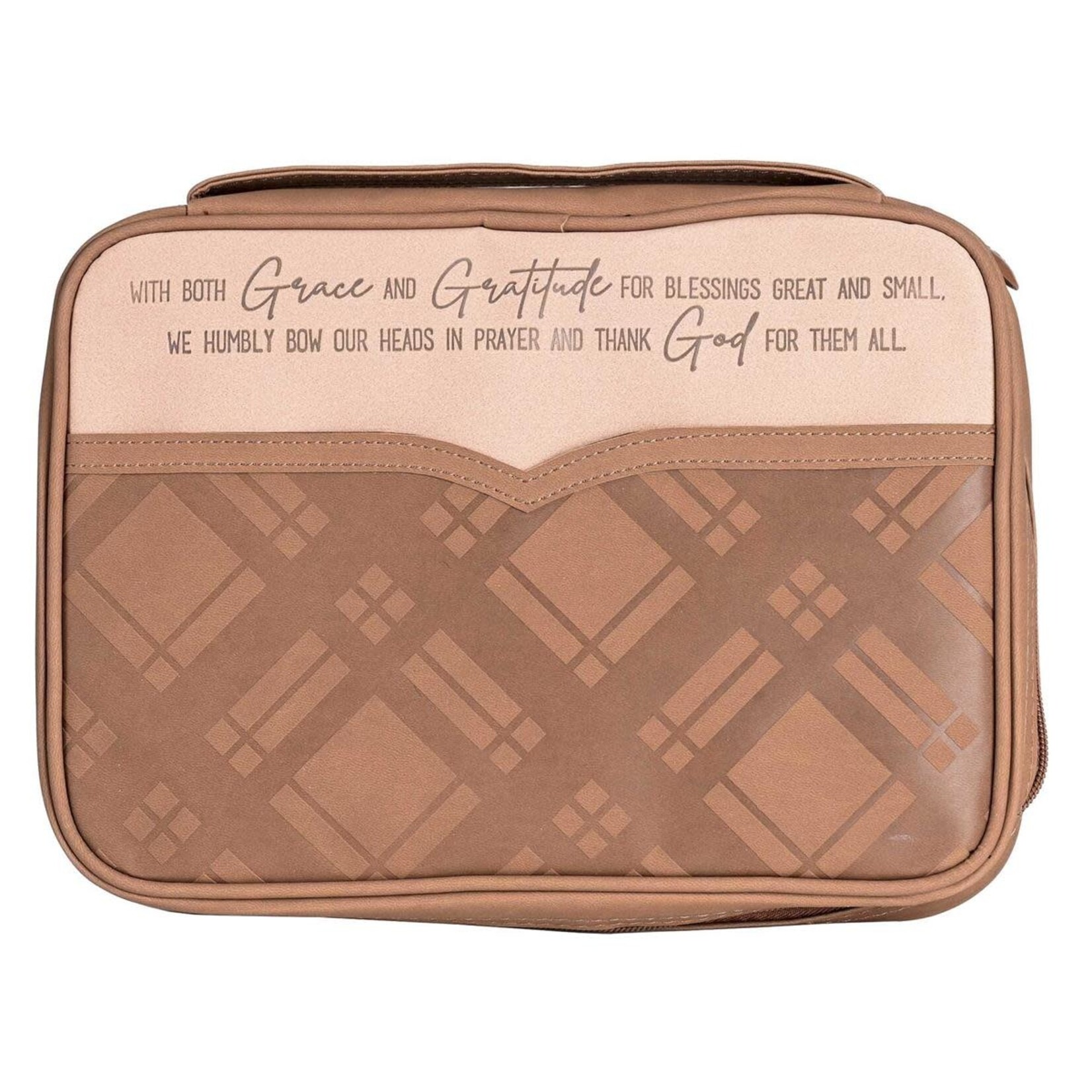 Grace and Gratitude Bible Cover - Extra Large