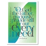 Hymns In My Heart - 5x7" Greeting Card - Confirmation - O God the Father