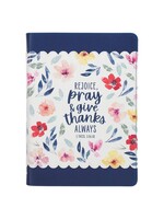 Rejoice, Pray & Give Thanks Faux Leather Journal