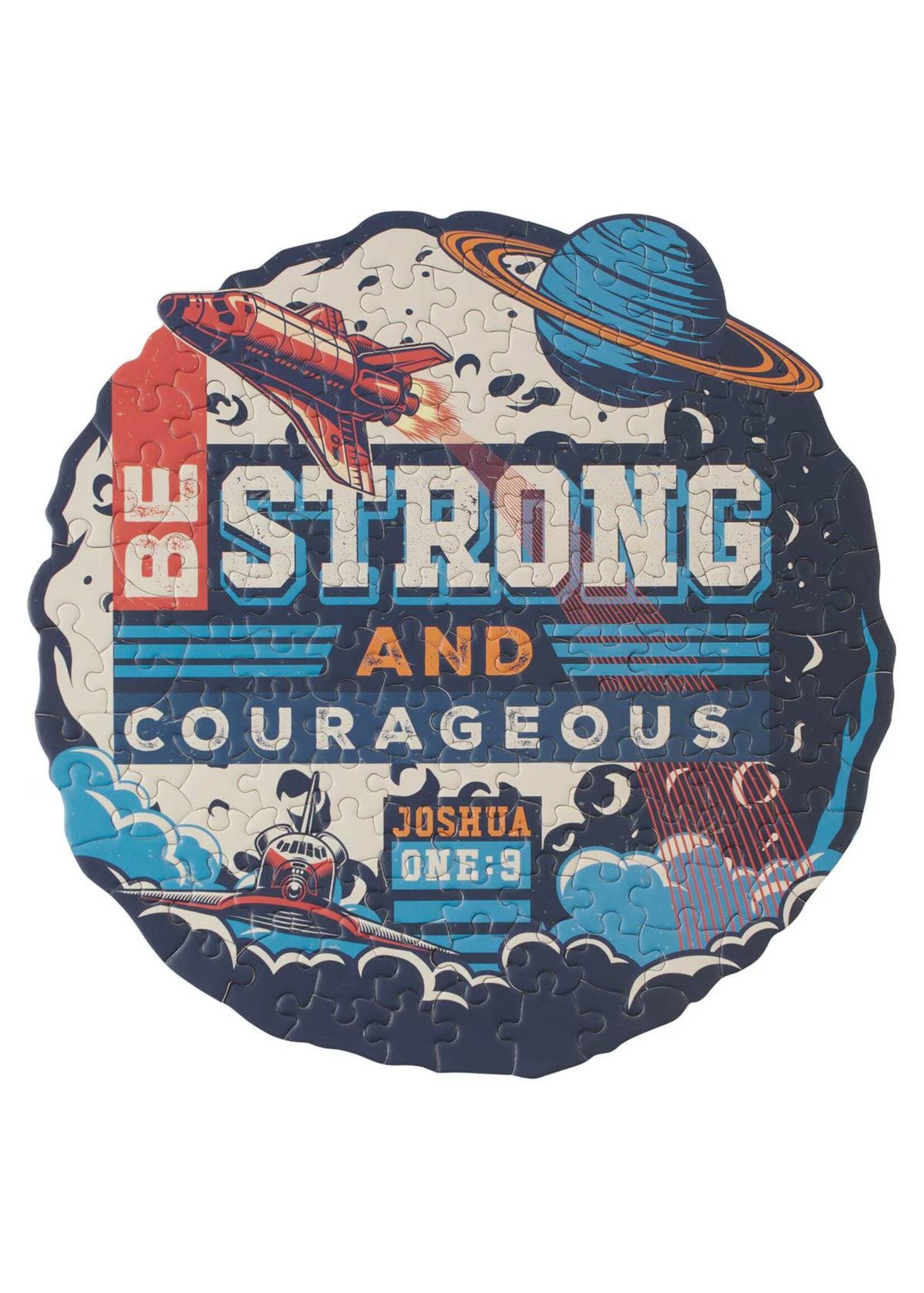 Be Strong and Courageous Mini Puzzle