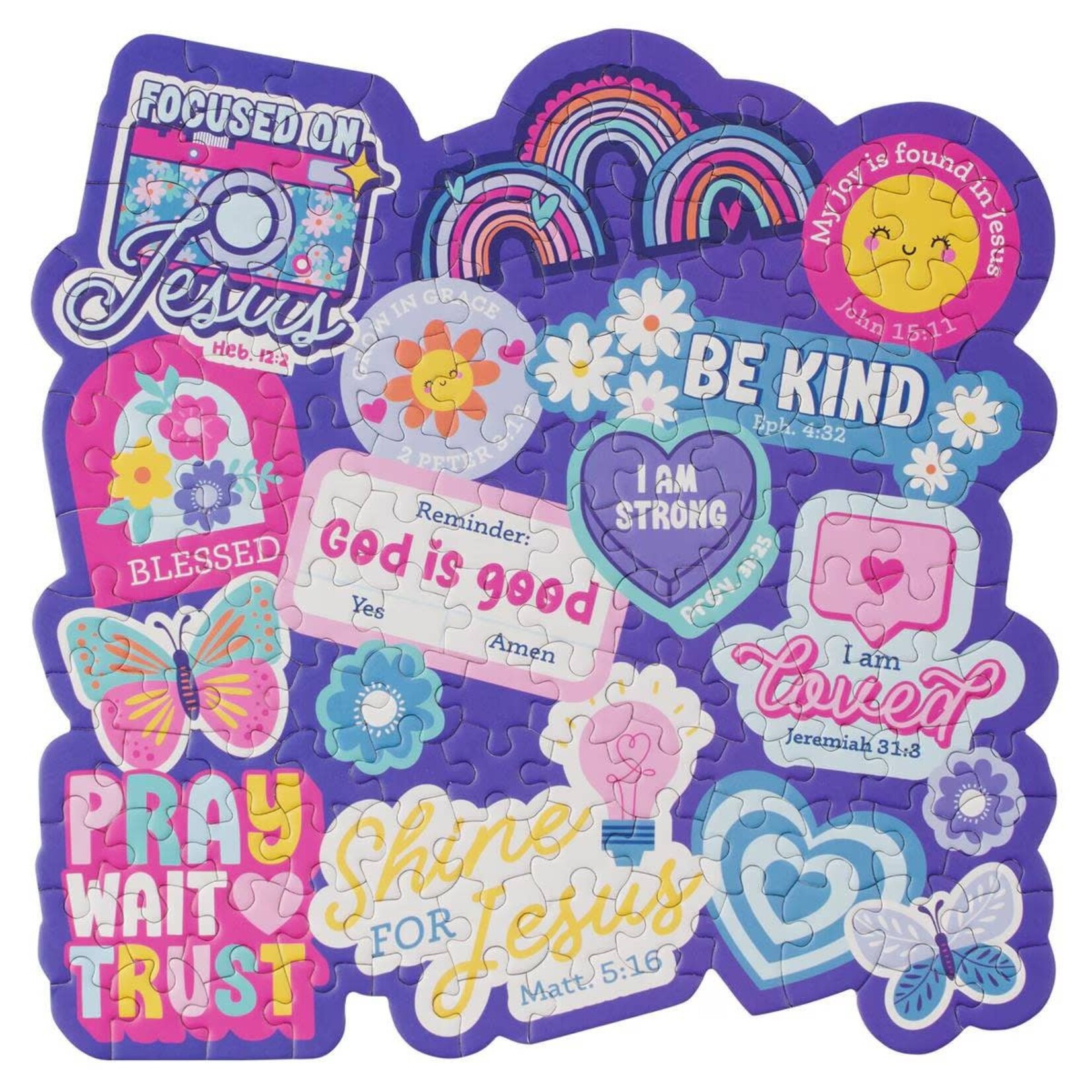 Shine for Jesus Sticker Mini Puzzle